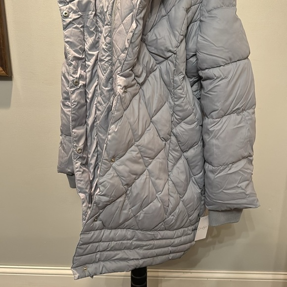 Jessica Simpson ICE grey quilted puffer jacket NWT XL - Picture 4 of 13